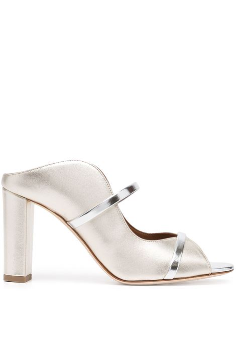 Mules norah in pelle in argento Malone souliers - donna